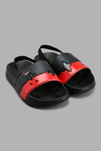 Load image into Gallery viewer, Redtag-Black-Gaming-Slide-With-Backstrap-Boys-Flip-Flops,-Colour:Black,-Filter:Boys-Footwear-(3-to-5-Yrs),-New-In,-New-In-BOY-FOO,-Non-Sale,-S22A,-Section:Kidswear-Boys-3 to 5 Years
