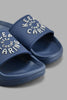 Redtag-Navy-Slogan-Embossed-Slide-Boys-Flip-Flops,-Colour:Navy,-Filter:Boys-Footwear-(3-to-5-Yrs),-New-In,-New-In-BOY-FOO,-Non-Sale,-S22A,-Section:Kidswear-Boys-3 to 5 Years