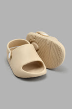 Load image into Gallery viewer, Redtag-Beige-Moulded-Slide-With-Backstrap-Boys-Flip-Flops,-Colour:Beige,-Filter:Boys-Footwear-(3-to-5-Yrs),-New-In,-New-In-BOY-FOO,-Non-Sale,-S22A,-Section:Kidswear-Boys-3 to 5 Years
