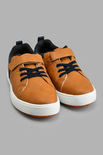 Load image into Gallery viewer, Redtag-Tan-Colour-Block-Sneaker-BSR-Casual-Shoes,-Colour:Tan,-Filter:Boys-Footwear-(5-to-14-Yrs),-New-In,-New-In-BSR-FOO,-Non-Sale,-S22A,-Section:Kidswear-Senior-Boys-5 to 14 Years
