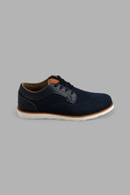 Load image into Gallery viewer, Redtag-Navy-Knit-Derby-BSR-Casual-Shoes,-Colour:Navy,-Filter:Boys-Footwear-(5-to-14-Yrs),-New-In,-New-In-BSR-FOO,-Non-Sale,-S22A,-Section:Kidswear-Senior-Boys-5 to 14 Years
