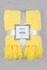 Redtag-Yellow-Textured-Woven-Throw-With-Fringles-Throws-Home-Bedroom-