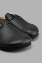 Load image into Gallery viewer, Redtag-Black-Cork-Mule-Colour:Black,-Filter:Men&#39;s-Footwear,-Men-Casual-Sandals,-New-In,-New-In-Men-FOO,-Non-Sale,-S22A,-Section:Men-Men&#39;s-
