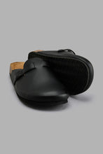 Load image into Gallery viewer, Redtag-Black-Cork-Mule-Colour:Black,-Filter:Men&#39;s-Footwear,-Men-Casual-Sandals,-New-In,-New-In-Men-FOO,-Non-Sale,-S22A,-Section:Men-Men&#39;s-
