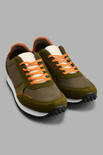 Load image into Gallery viewer, Redtag-Olive-Fabric-Block-Sneaker-Colour:Dark-Green,-Filter:Men&#39;s-Footwear,-Men-Trainers,-New-In,-New-In-Men-FOO,-Non-Sale,-S22A,-Section:Men-Men&#39;s-
