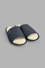 Load image into Gallery viewer, Redtag-Navy-Slipper-Slippers-Men&#39;s-
