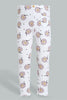 Redtag-White-Solid-Ribbed-Legging-Leggings-Infant-Girls-3 to 24 Months