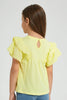 Redtag-Yellow-Sleeve-Blouse-Colour:Yellow,-Filter:Girls-(2-to-8-Yrs),-Girls-Blouses,-New-In,-New-In-GIR,-Non-Sale,-S22B,-Section:Kidswear-Girls-2 to 8 Years