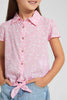Redtag-Pink-Printed-Blouse-Blouses-Girls-2 to 8 Years