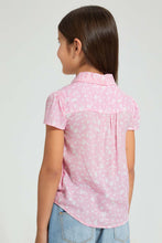 Load image into Gallery viewer, Redtag-Pink-Printed-Blouse-Blouses-Girls-2 to 8 Years
