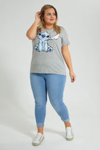 Load image into Gallery viewer, Redtag-Character-T-Shirt-Colour:Grey,-Filter:Plus-Size,-LDP-T-Shirts,-New-In,-New-In-LDP,-Non-Sale,-S22A,-Section:Women,-TBL-Women&#39;s-
