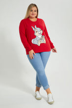 تنزيل الصورة على معرض الصور، Redtag-Red-Character-Printed-Sweatshirt-Character,-Colour:Red,-Filter:Plus-Size,-LDP-Sweatshirts,-New-In,-New-In-LDP,-Non-Sale,-S22A,-Section:Women,-TBL-Women&#39;s-
