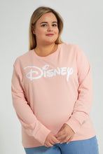 تنزيل الصورة على معرض الصور، Redtag-Pink-Disney-Sweatshirt-Character,-Colour:Pink,-Filter:Plus-Size,-LDP-Sweatshirts,-New-In,-New-In-LDP,-Non-Sale,-S22A,-Section:Women,-TBL-Women&#39;s-
