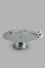 Redtag-Silver-Hammered-Cake-Stand-With-Gold-Brass-Decorations-Trays-Home-Dining-