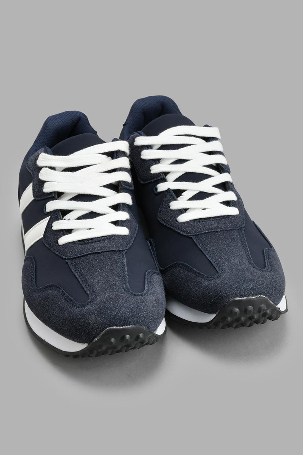 Redtag-Navy-Striped-Overlay-Sneaker-Sneakers-Men's-