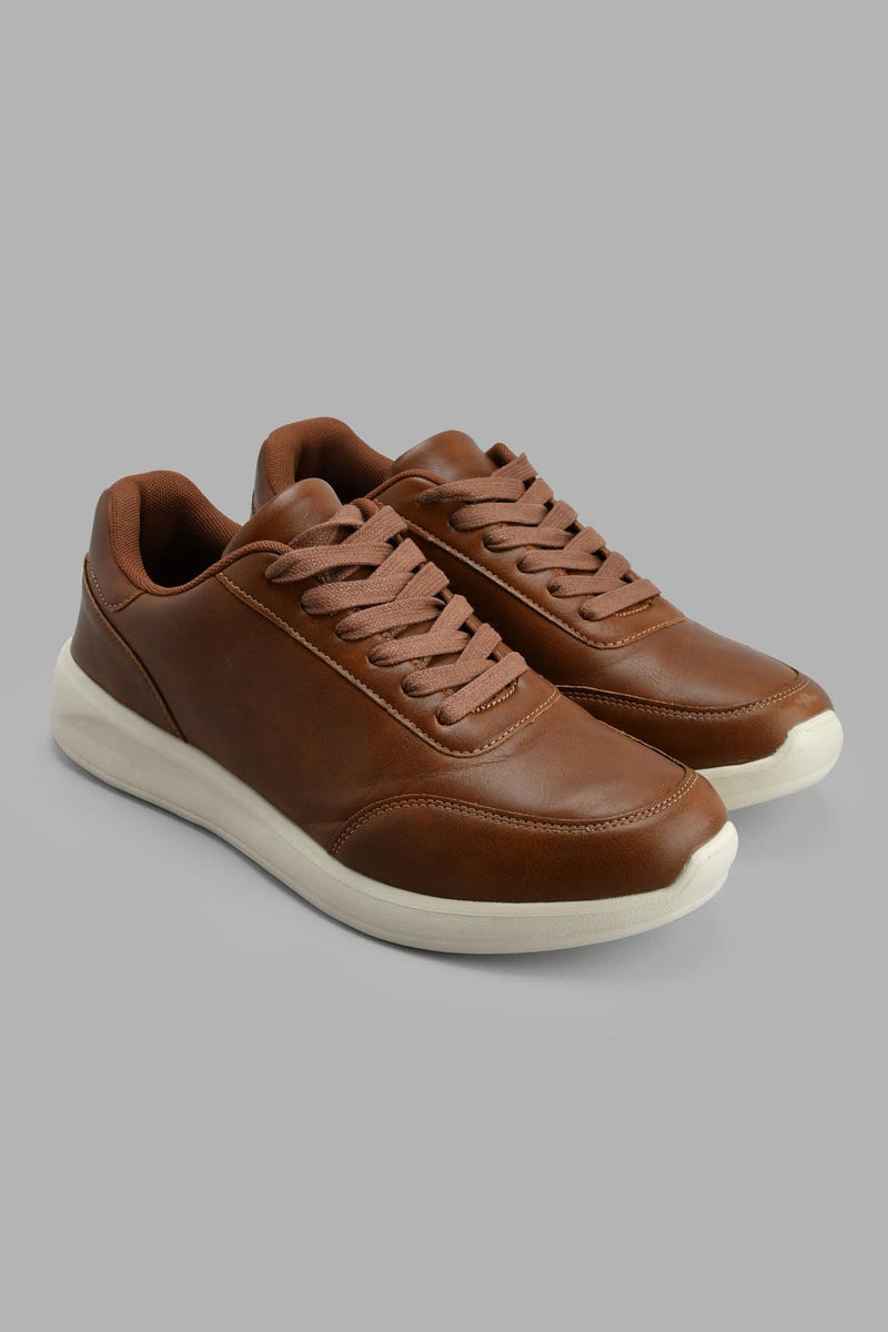 Redtag-Brown-Lace-Up-Sneaker-Sneakers-Men's-