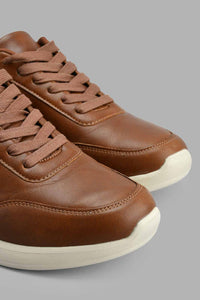 Redtag-Brown-Lace-Up-Sneaker-Sneakers-Men's-