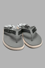 Load image into Gallery viewer, Redtag-Grey-Printed-Toe-Post-With-Moulded-Strap-Toe-Posts-Men&#39;s-
