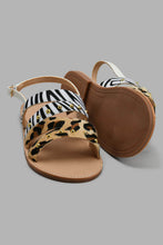 Load image into Gallery viewer, Redtag-Cream-Multi-Strap-Sandal-Sandals-Senior-Girls-5 to 14 Years
