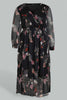 Redtag-Black-Floral-Print-Wrap-Midi-Dresses-Women's-