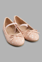 Load image into Gallery viewer, Redtag-Pale-Pink-Star-Print-Balerina-Ballerinas-Girls-3 to 5 Years
