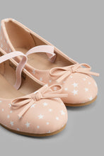 Load image into Gallery viewer, Redtag-Pale-Pink-Star-Print-Balerina-Ballerinas-Girls-3 to 5 Years
