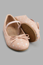 Load image into Gallery viewer, Redtag-Pale-Pink-Star-Print-Balerina-Ballerinas-Girls-3 to 5 Years
