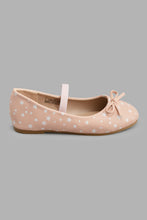 Load image into Gallery viewer, Redtag-Pale-Pink-Star-Print-Balerina-Ballerinas-Girls-3 to 5 Years
