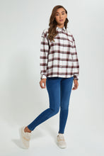 Load image into Gallery viewer, Redtag-Check-Shirt-Blouses-Women&#39;s-0
