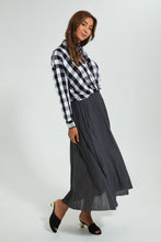 تنزيل الصورة على معرض الصور، Redtag-Black-White-Check-Shirt-Blouses-Women&#39;s-0
