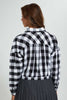 Redtag-Black-White-Check-Shirt-Blouses-Women's-0