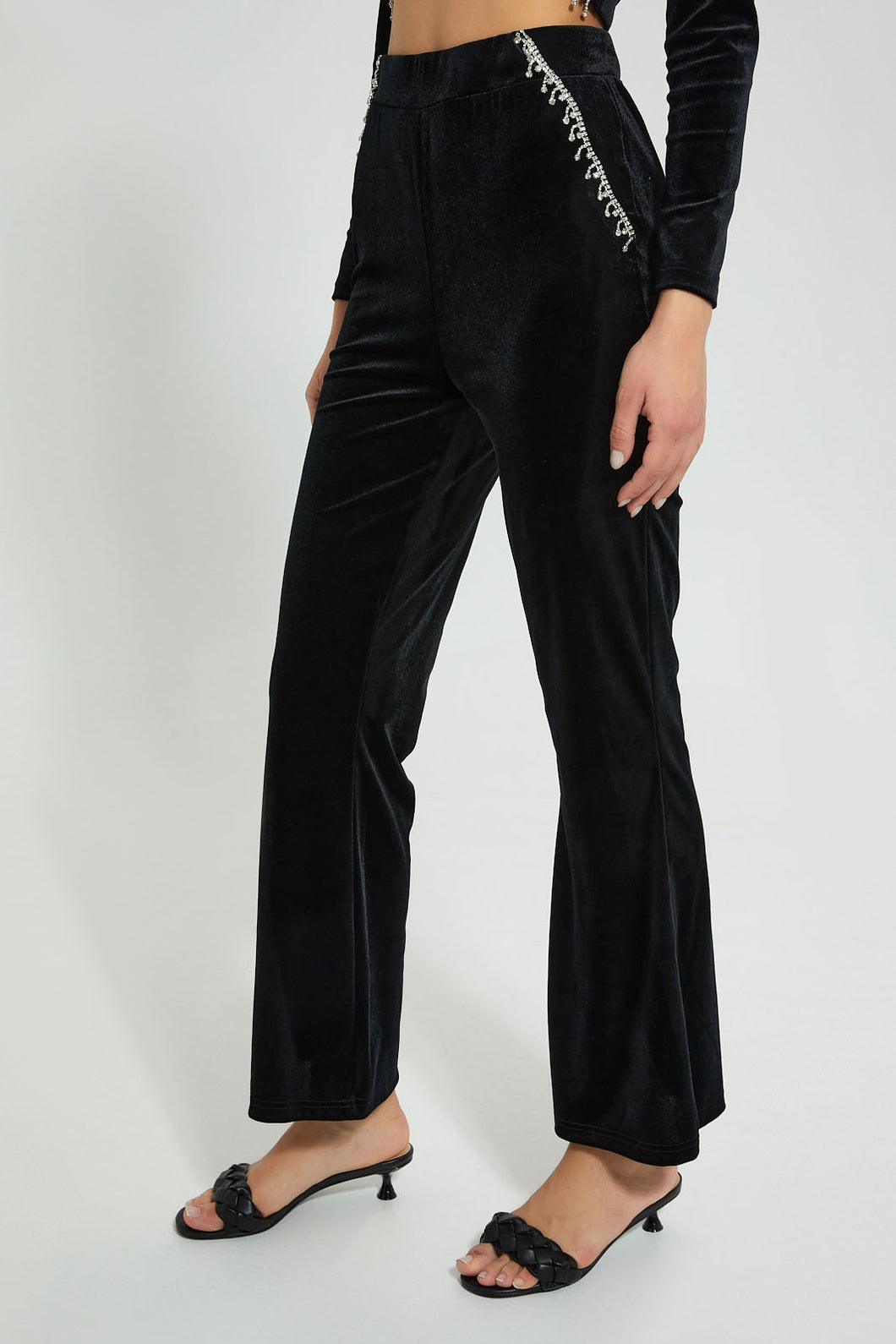 Redtag-Black-Trim-Detail-Wideleg-Trouser-Trousers-Women's-