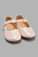 Load image into Gallery viewer, Redtag-Pink-Velcro-Strap-Ballerina-Ballerinas-Girls-3 to 5 Years
