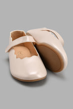 Load image into Gallery viewer, Redtag-Pink-Velcro-Strap-Ballerina-Ballerinas-Girls-3 to 5 Years
