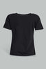 Black Basic T-Shirt For Women