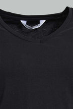 Load image into Gallery viewer, Black Basic T-Shirt For Women
