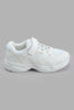 Redtag-Cream-Velcro-Strap-Trainer-Sneakers-Girls-3 to 5 Years