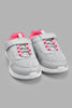 Redtag-Grey-Velcro-Strap-Trainer-Sneakers-Girls-3 to 5 Years
