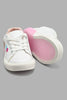 Redtag-White-Ice-Cream-Trim-Sneaker-Sneakers-Girls-3 to 5 Years