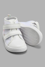 Load image into Gallery viewer, Redtag-White-Swan-High-Top-Sneaker-Sneakers-Girls-3 to 5 Years
