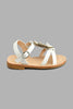 Redtag-White-Butterfly-Sandal-Colour:White,-Filter:Girls-Footwear-(3-to-5-Yrs),-GIR-Casual-Sandals,-New-In,-New-In-GIR-FOO,-Non-Sale,-S22B,-Section:Kidswear-Girls-3 to 5 Years