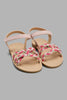 Redtag-Pink-Braided-Strap-Sandal-Slingbacks-Girls-3 to 5 Years