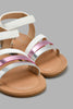 Redtag-White-Multi-Strap-Sandal-Slingbacks-Girls-3 to 5 Years