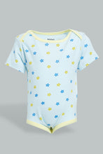 Load image into Gallery viewer, Redtag-Blue-And-Yellow-Little-Dream-Lover-5-Piece-Pack-Bodysuit-Bodysuits-Baby-0 to 12 Months
