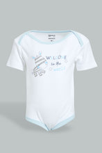 Load image into Gallery viewer, Redtag-Blue-And-Yellow-Little-Dream-Lover-5-Piece-Pack-Bodysuit-Bodysuits-Baby-0 to 12 Months
