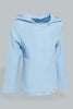 Redtag-Blue-Hoody-Slub-Tshirt-Hooded-Infant-Boys-3 to 24 Months