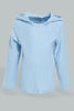 Redtag-Blue-Hoody-Slub-Tshirt-Hooded-Infant-Boys-3 to 24 Months