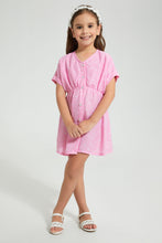 Load image into Gallery viewer, Redtag-Printed-Shirt-Dress-Colour:Assorted,-Filter:Girls-(2-to-8-Yrs),-Girls-Dresses,-New-In,-New-In-GIR,-Non-Sale,-S22B,-Section:Kidswear-Girls-2 to 8 Years
