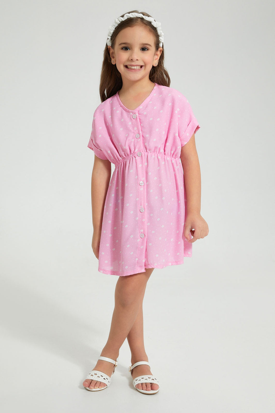 Redtag-Printed-Shirt-Dress-Colour:Assorted,-Filter:Girls-(2-to-8-Yrs),-Girls-Dresses,-New-In,-New-In-GIR,-Non-Sale,-S22B,-Section:Kidswear-Girls-2 to 8 Years