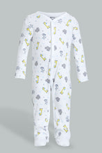 تنزيل الصورة على معرض الصور، Redtag-Blue-And-Yellow-Little-Dream-Lover-3-Piece-Pack-L-Sleepsuits-Baby-0 to 12 Months
